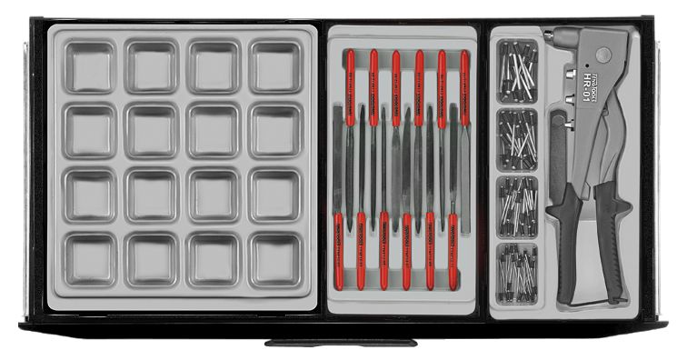 Teng Tools 122390125 MEGA MASTER set alata TCMM1011NBK kolica za alat 1226 dijelova 'Crno izdanje'