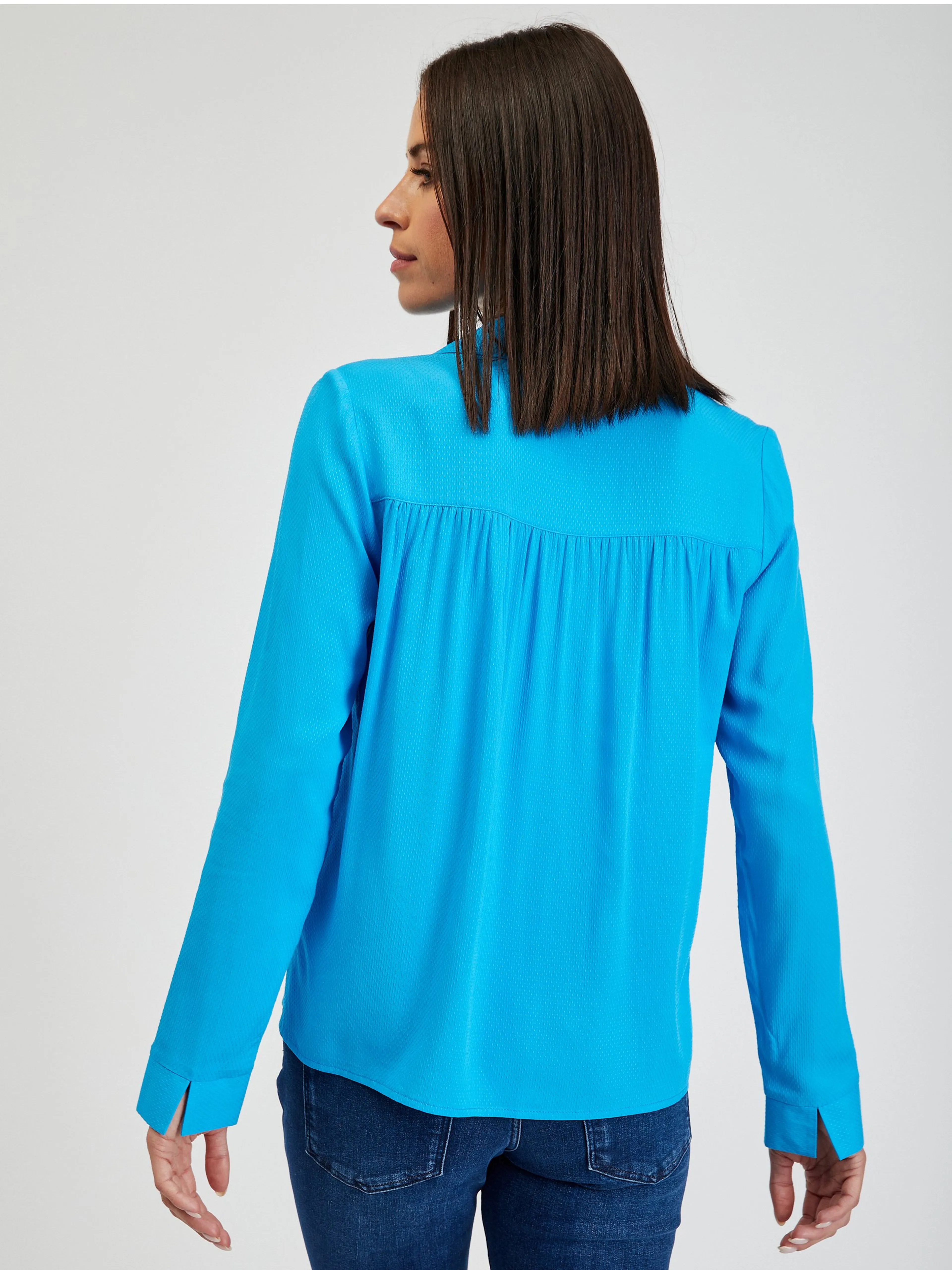 Blaue Damenbluse ORSAY