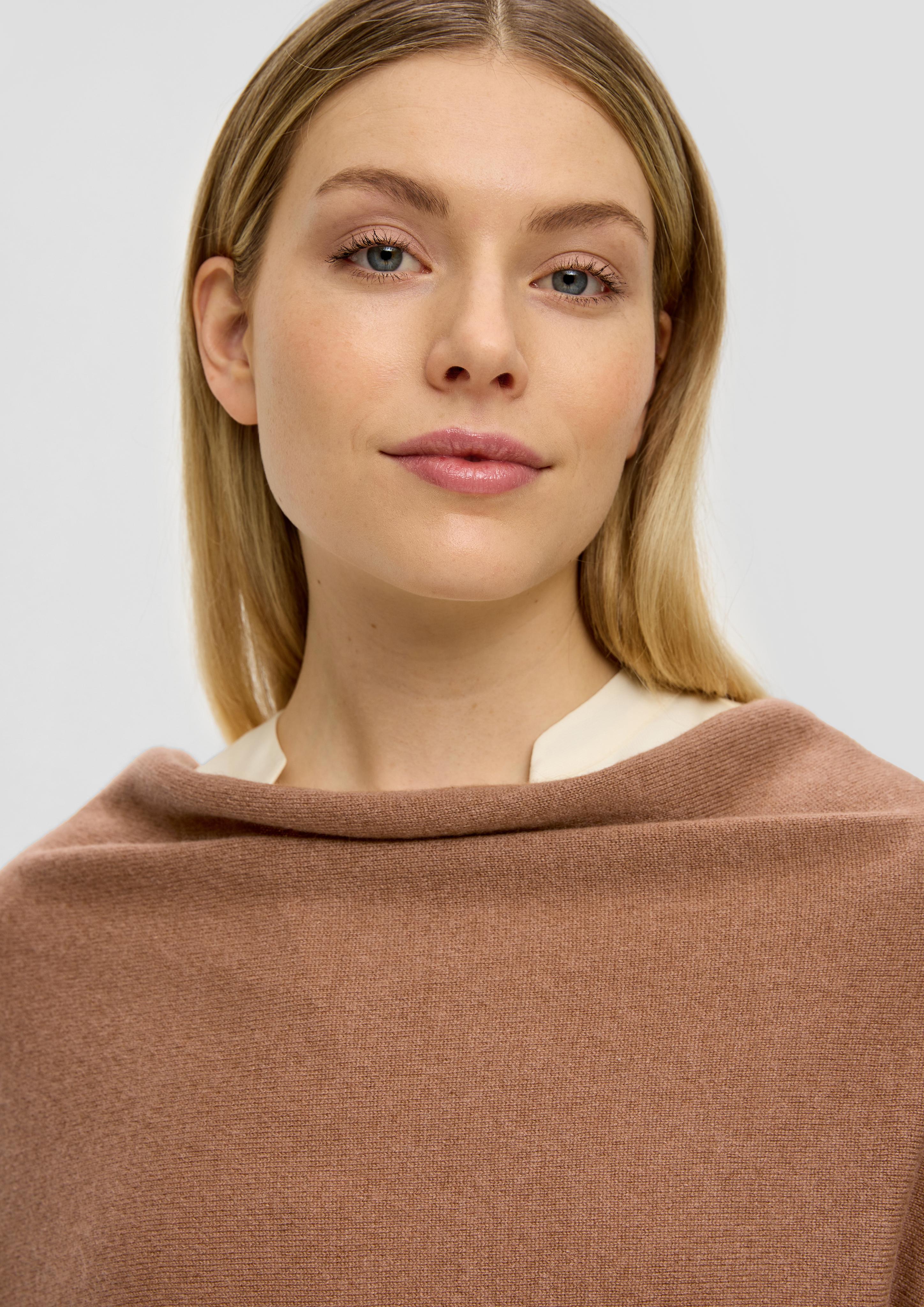 Poncho aus reinem Kaschmir  2155936-2275