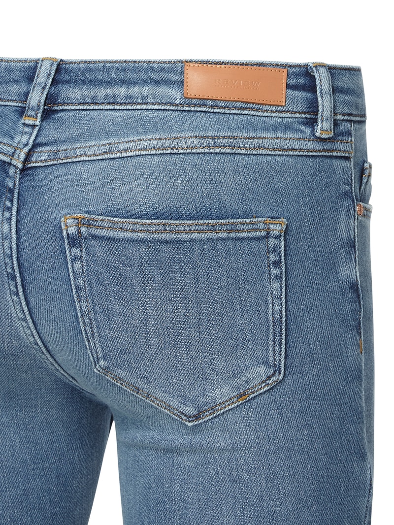 Skinny Fit Jeans mit Stretch-Anteil in blau