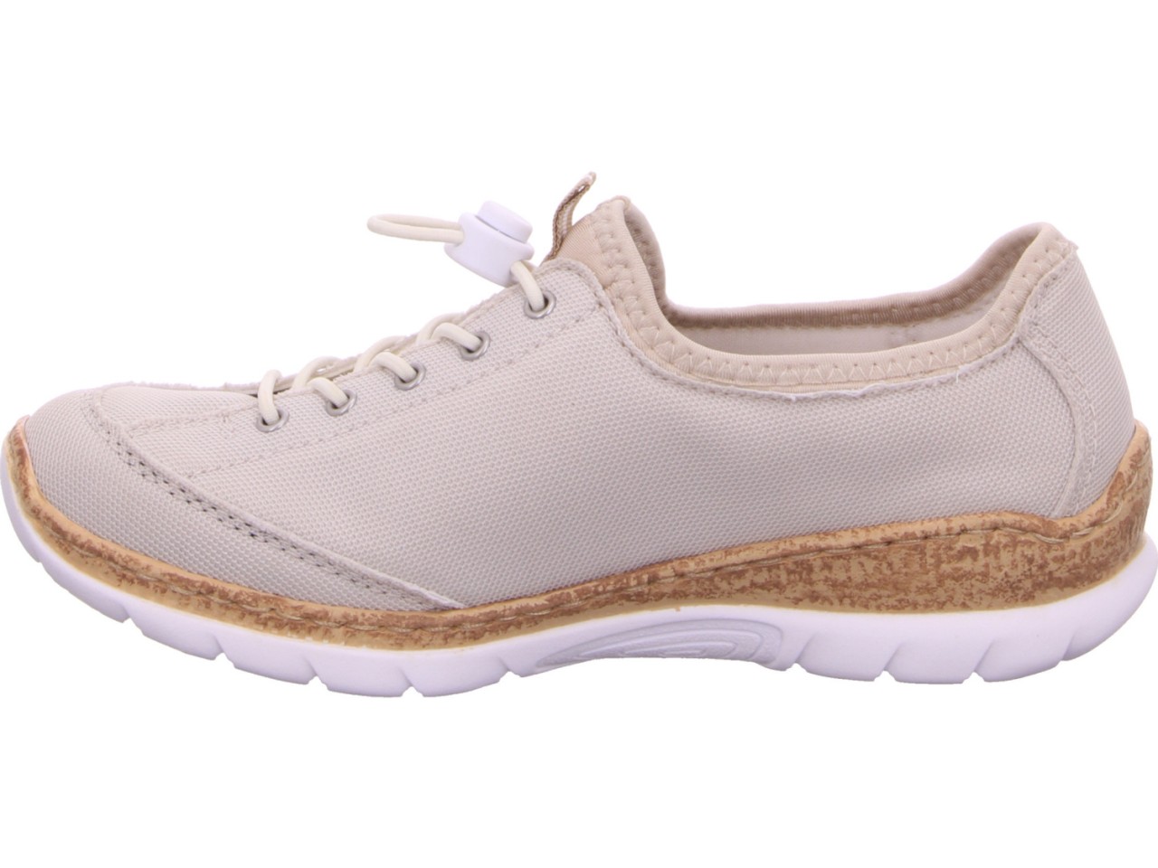 RIEKER Sportliche Slipper grau