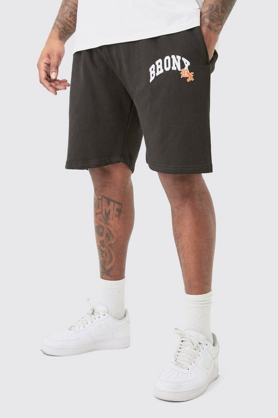 Plus lockere Jersey-Shorts