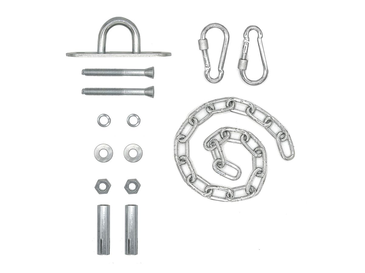 AMANKA Set von 2 230 kg Deckenhaken mit 50 cm Hängesessel Kette