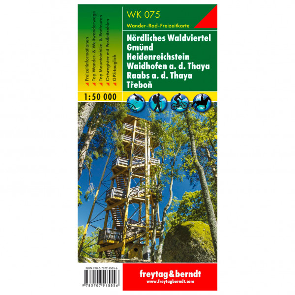 Freytag & Berndt - Waldviertel-Gmünd-Heidenreichstein-Waidhofen - Wanderkarte