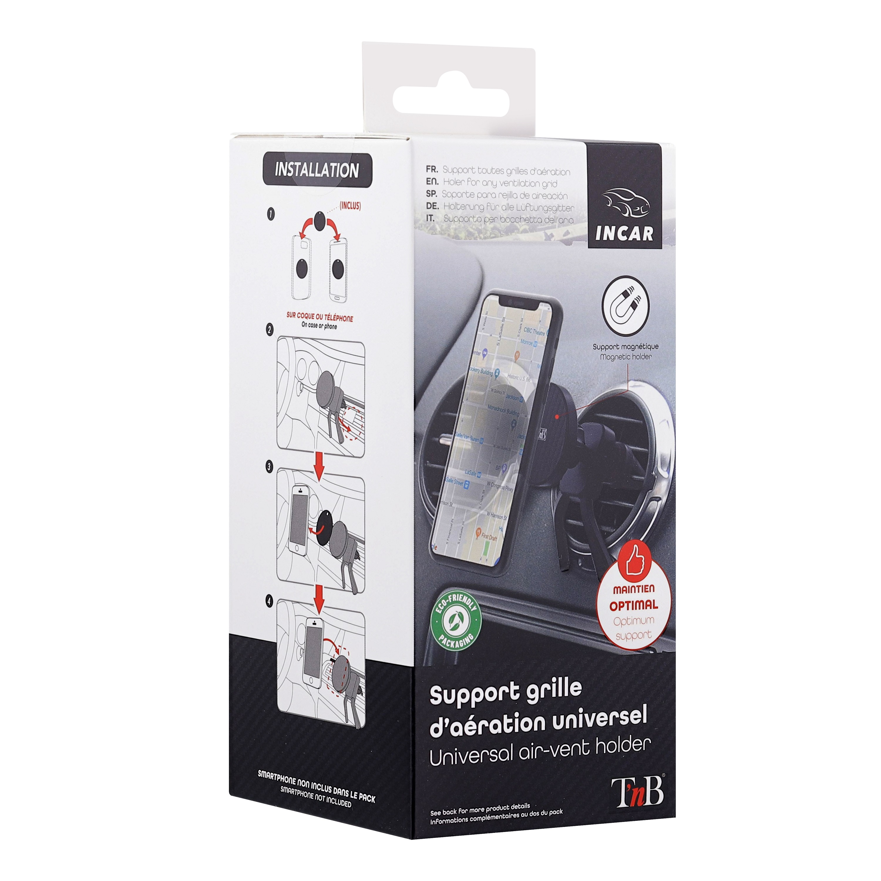 TNB Premium magnetische Lüftungsschlitzhalterung, Carbon - ATU