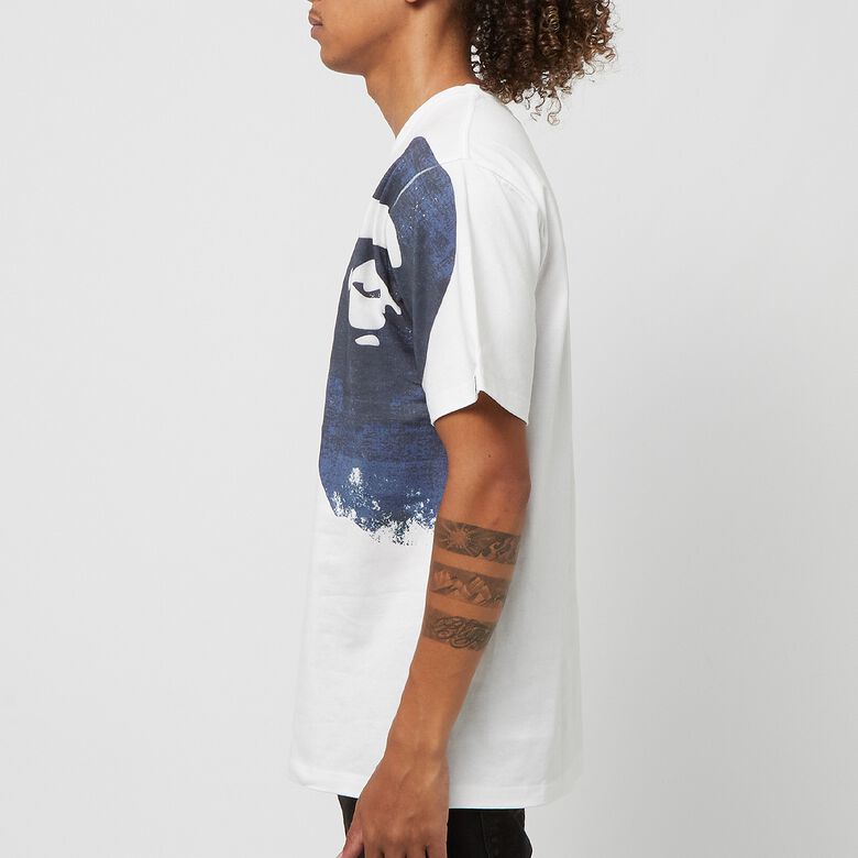 A Bathing Ape Overprinted Multi Ape Head Tee M white