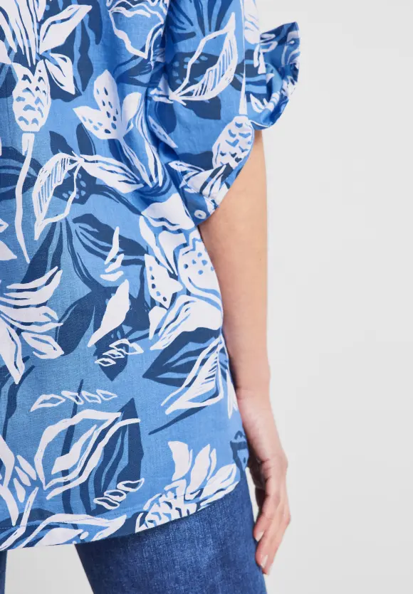 CECIL Leinenmix Longbluse