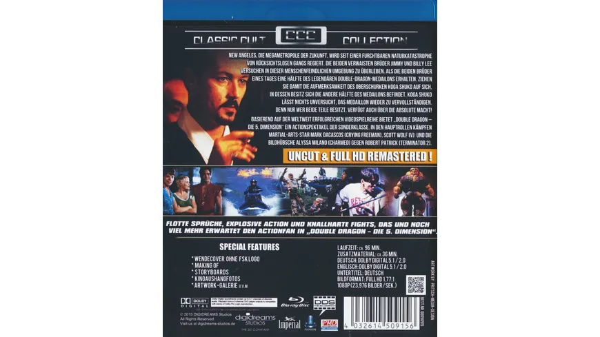 Double Dragon - Uncut/Remastered Edition - Classic Cult Collection