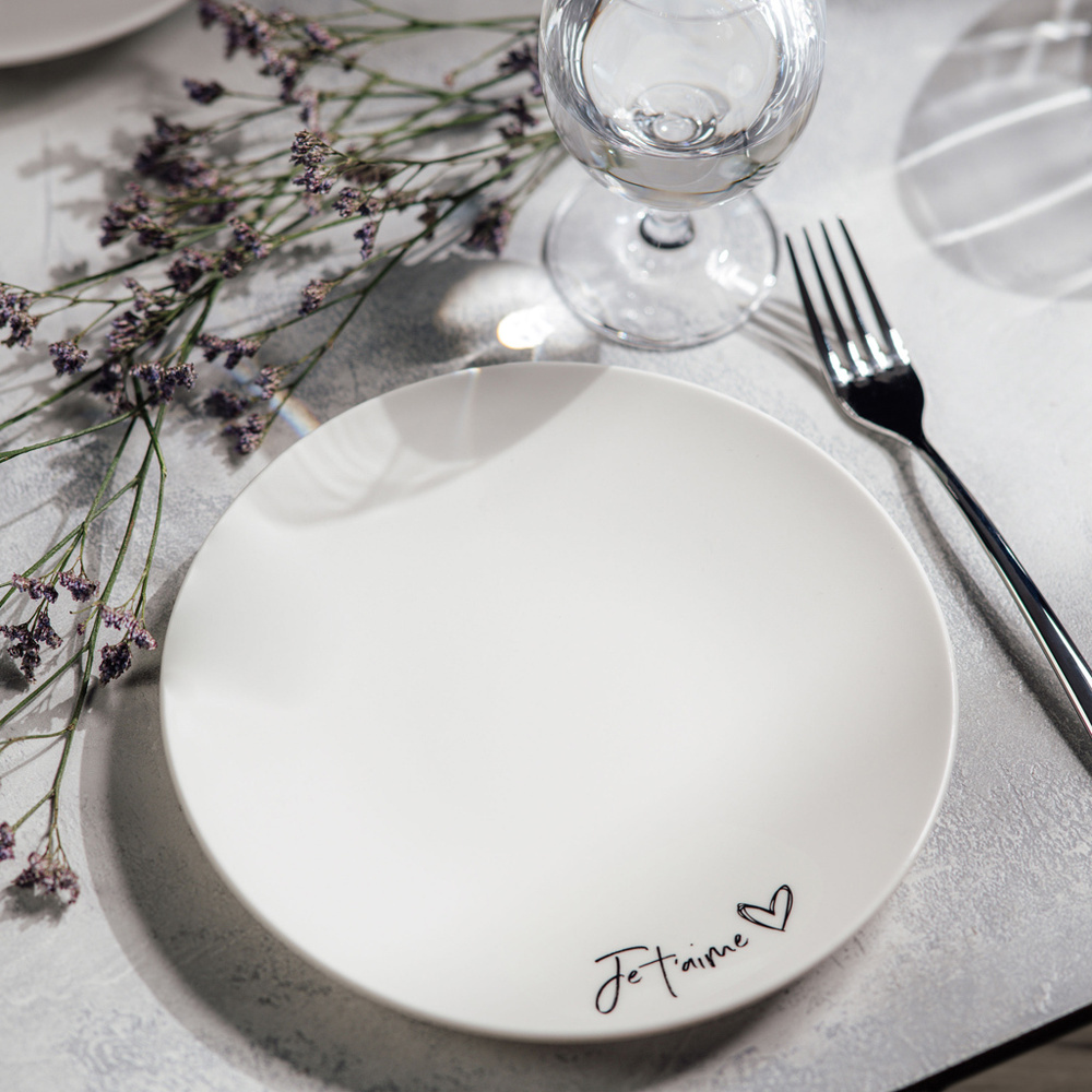 Villeroy & Boch Assiette dessert Je t'aime Statement Assiette