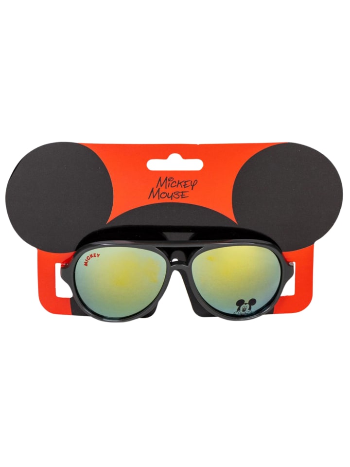 Disney Mickey Mouse Sonnenbrille mit  Spiegeleffekt Mickey Mouse in Schwarz günstig kaufen onesize