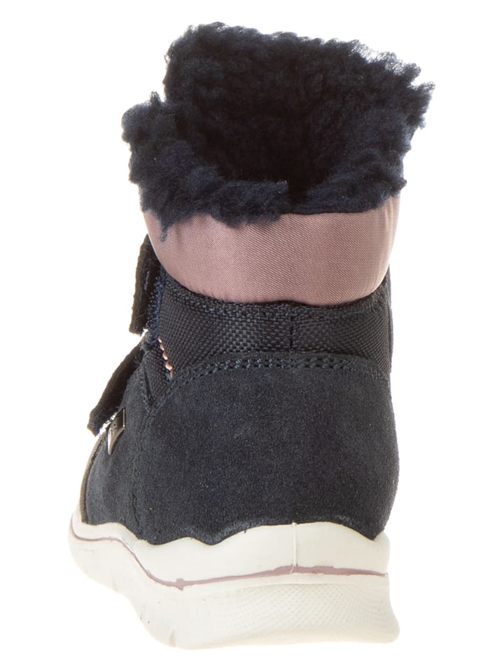 lamino Leder-Boots in Dunkelblau günstig kaufen