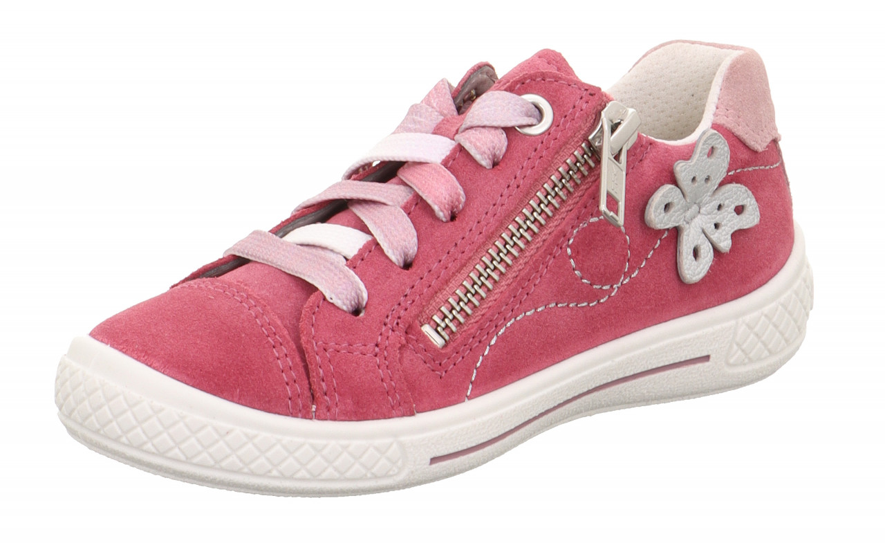 TENSY - PinkSneaker low mit Reißverschluss