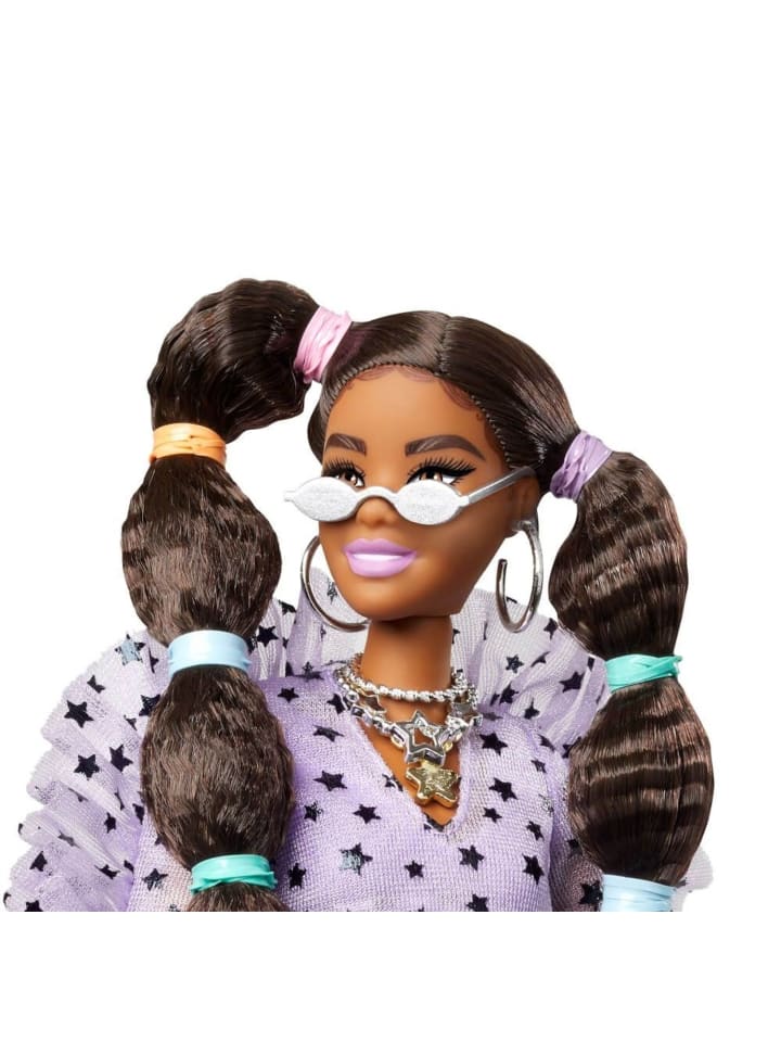 Barbie Barbie mit Zöpfen und Bobble Haargummies in Mehrfarbig ab 3 Jahre günstig kaufen onesize