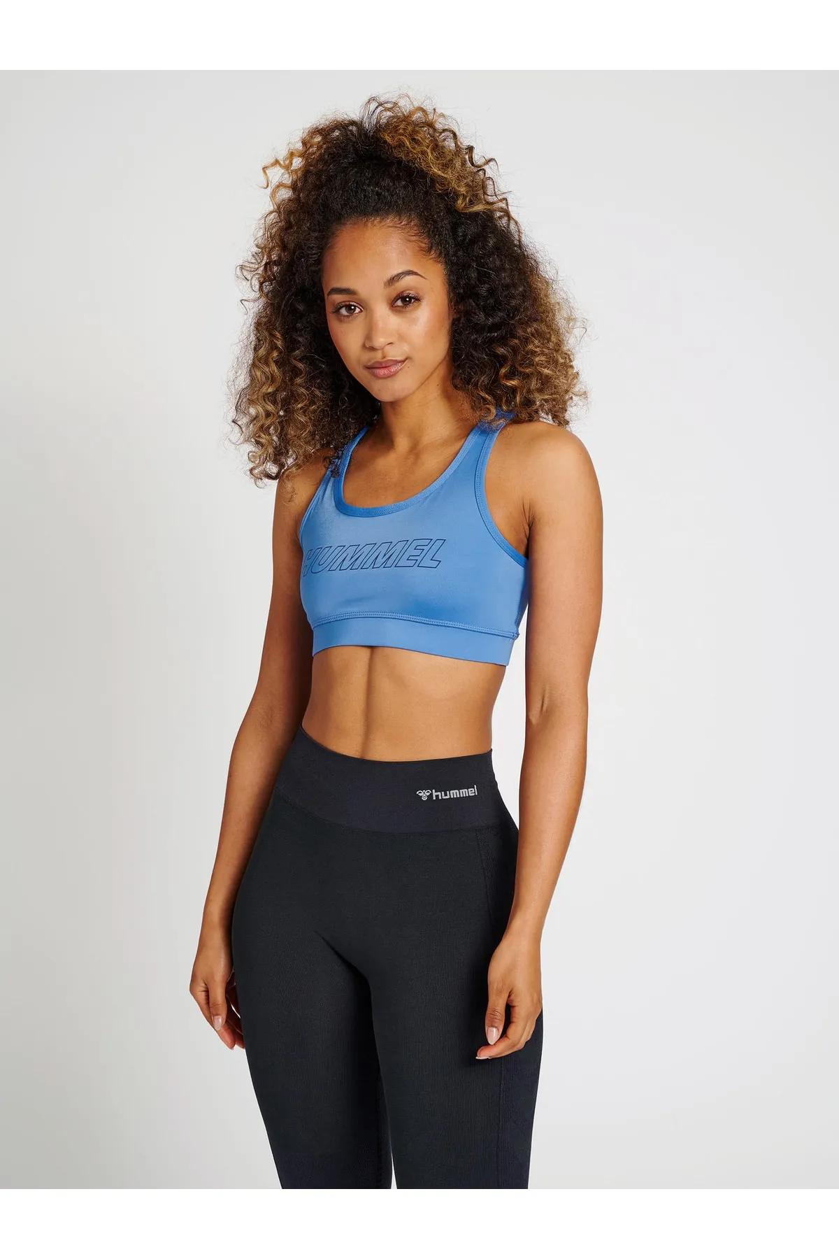 hummel  Sport-BH - Schwarz - Lizenzartikel