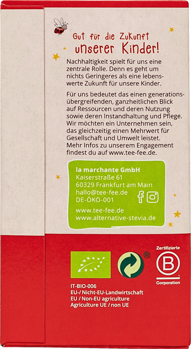 Kindertee Erdbeerzauber (20 Beutel), 30 g