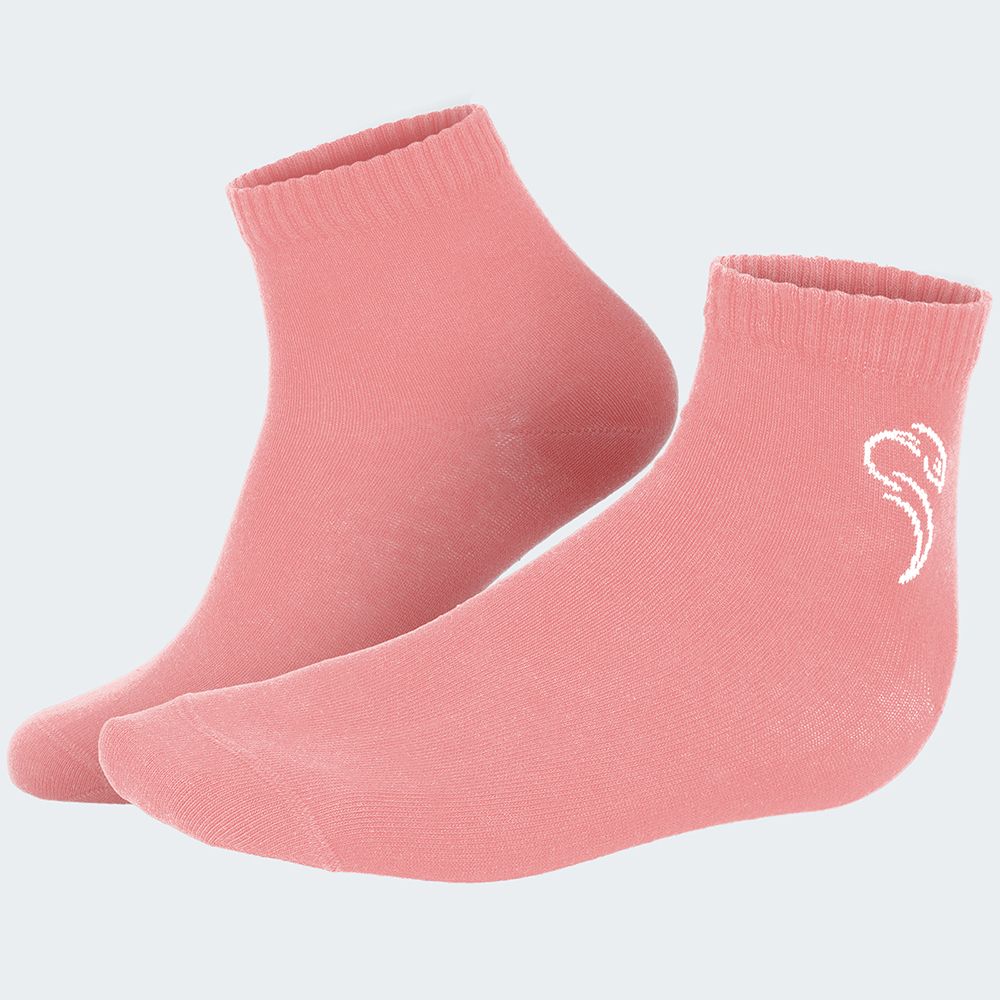 Black Snake 3-Pack Pink Pure Comfort Quarter Sneakersocken