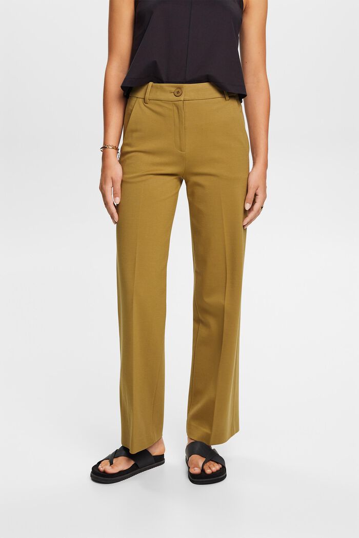 Punto-Jersey-Hose mit gerader Passform