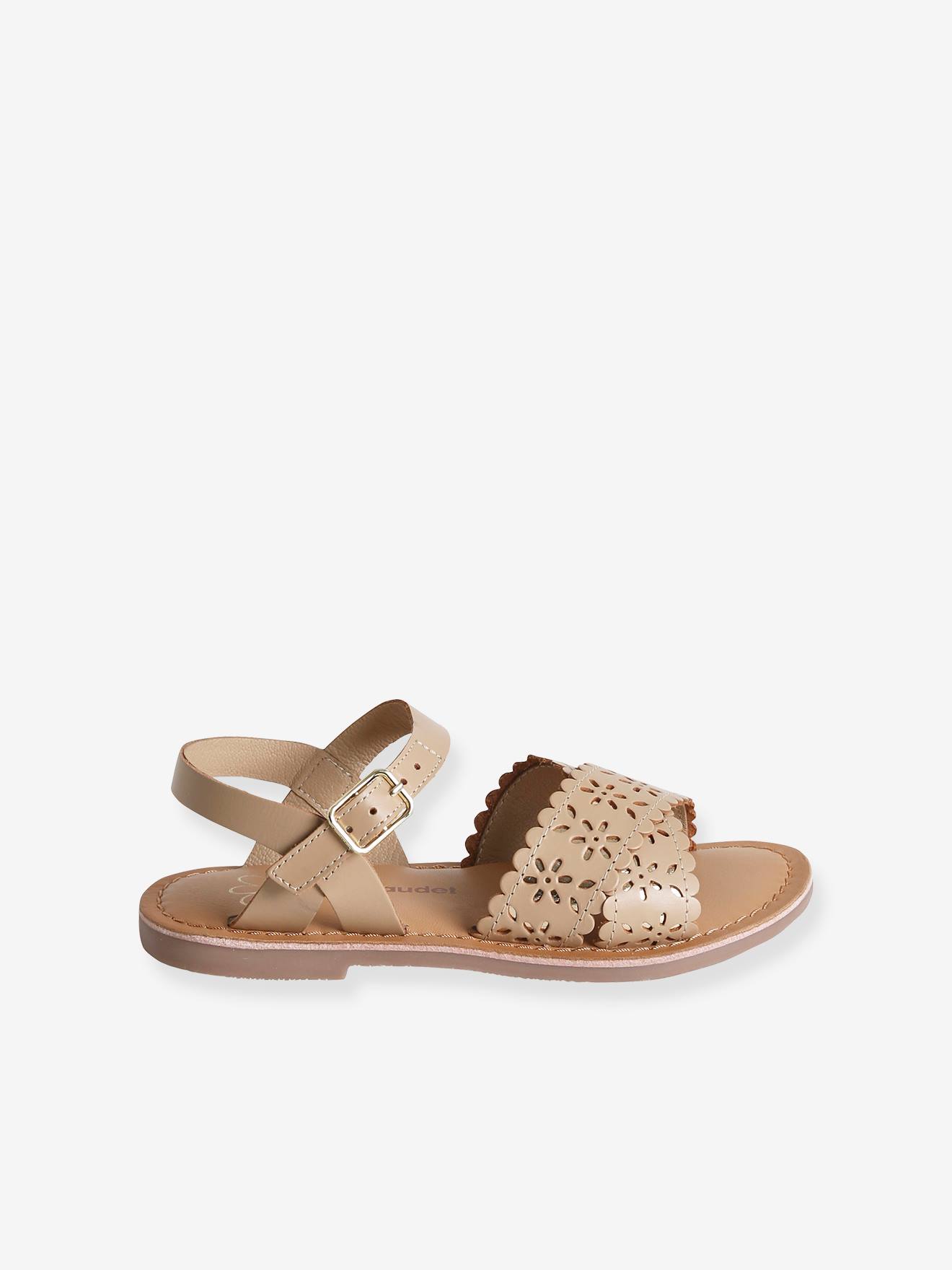 Vertbaudet Mädchen Sandalen - weiß