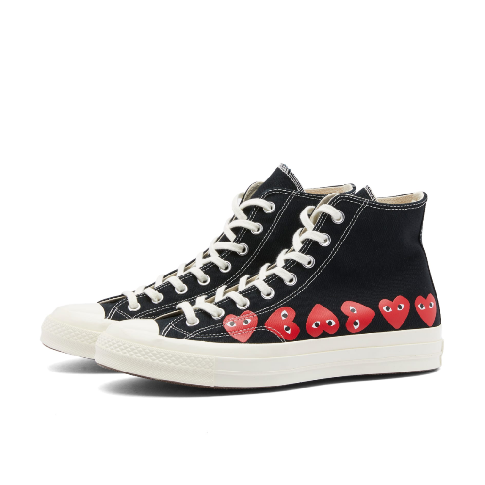 Comme des Garcons Play Multi Heart High P1K127-1 / schwarz