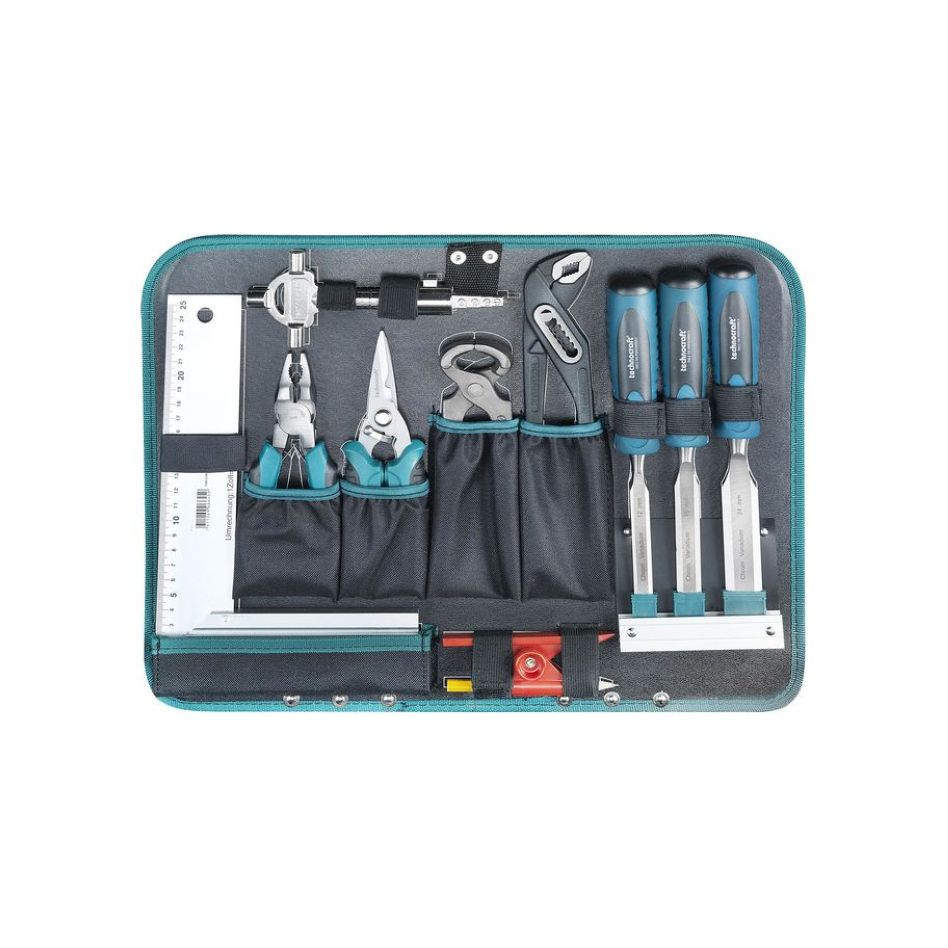 Technocraft 663188 ABS Tool Case PRO CHROME WOOD 116-piece