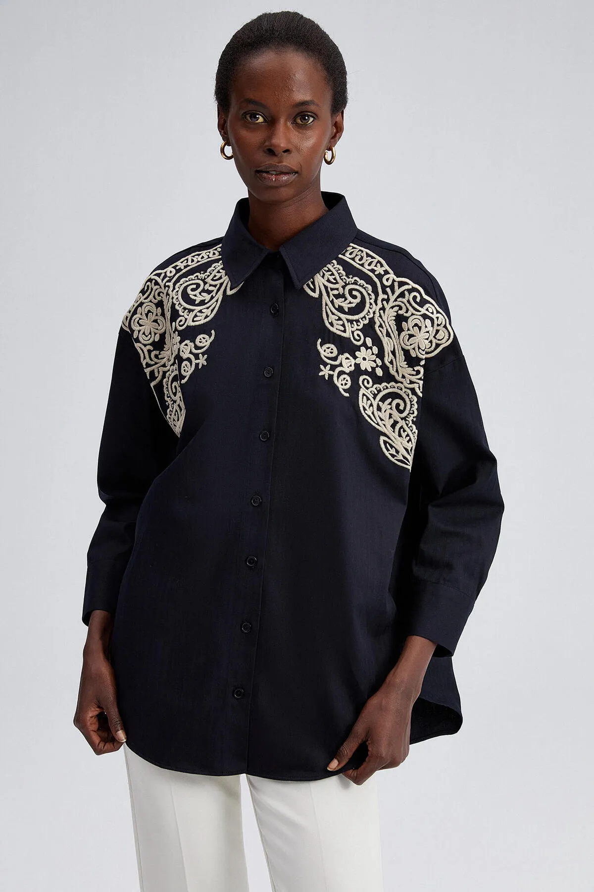 Touché Privé  Hemd - Schwarz - Regular Fit