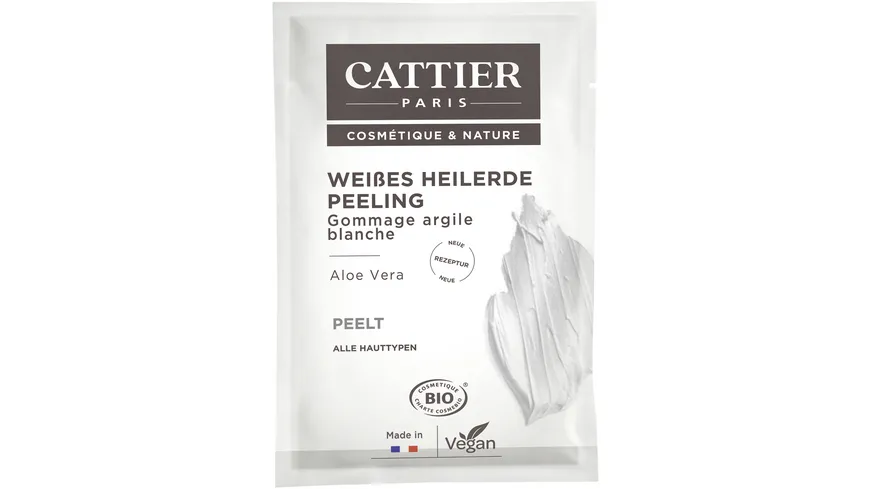 CATTIER Weiße Heilerde Peeling Sachet 12 12.5 ml