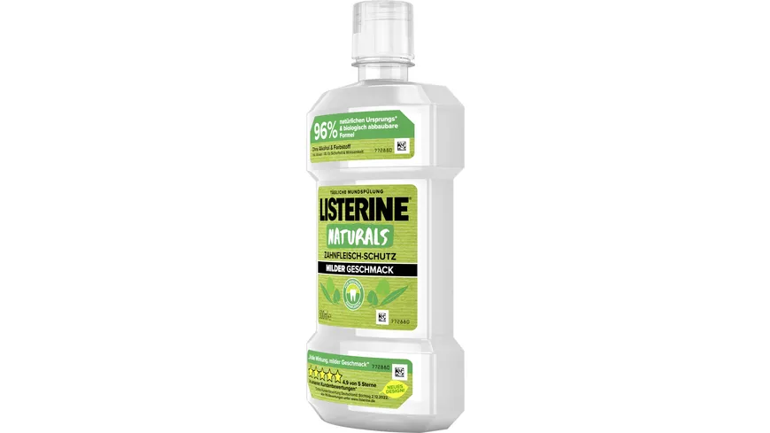 Listerine Mundspülung Naturals Zahnfleischschutz 500 ml