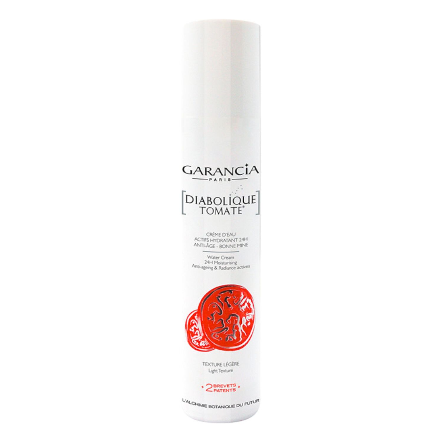 Garancia Diabolique Tomate Crème d'Eau Actifs Hydratant, Repulpant, Bonne Mine