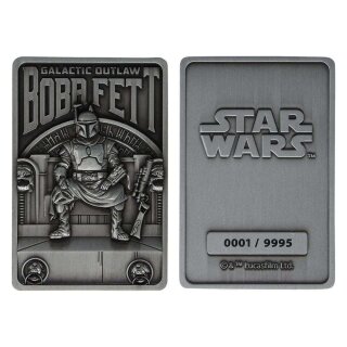 Star Wars Das Buch von Boba Fett: Iconic Scene Collection Metallbarren (Limited Edition)