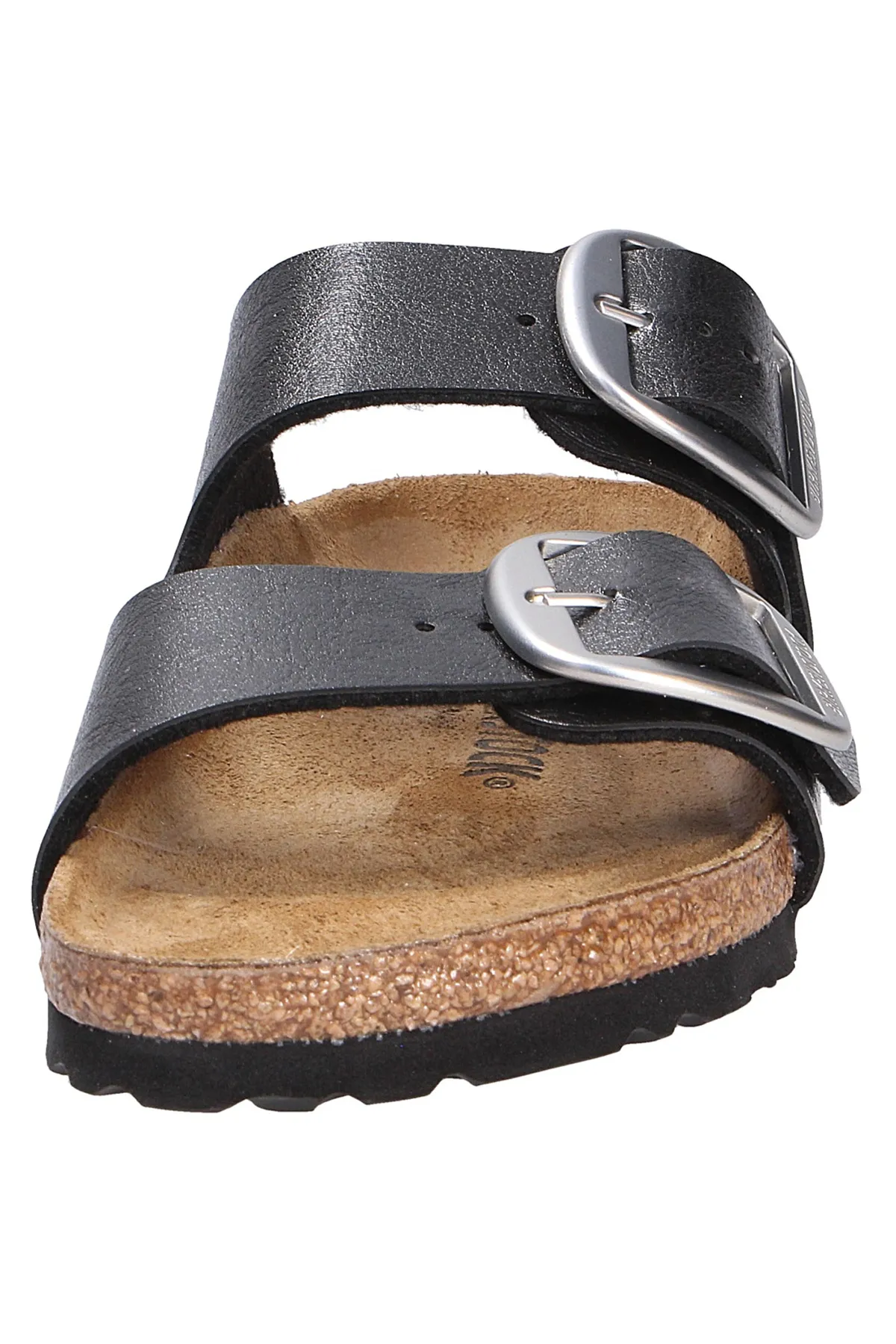 Birkenstock  Pantolette - Schwarz - Flacher Absatz
