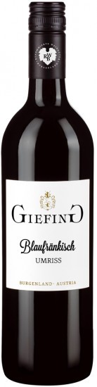 2018 Blaufränkisch Ried Umriss trocken - Weingut Giefing