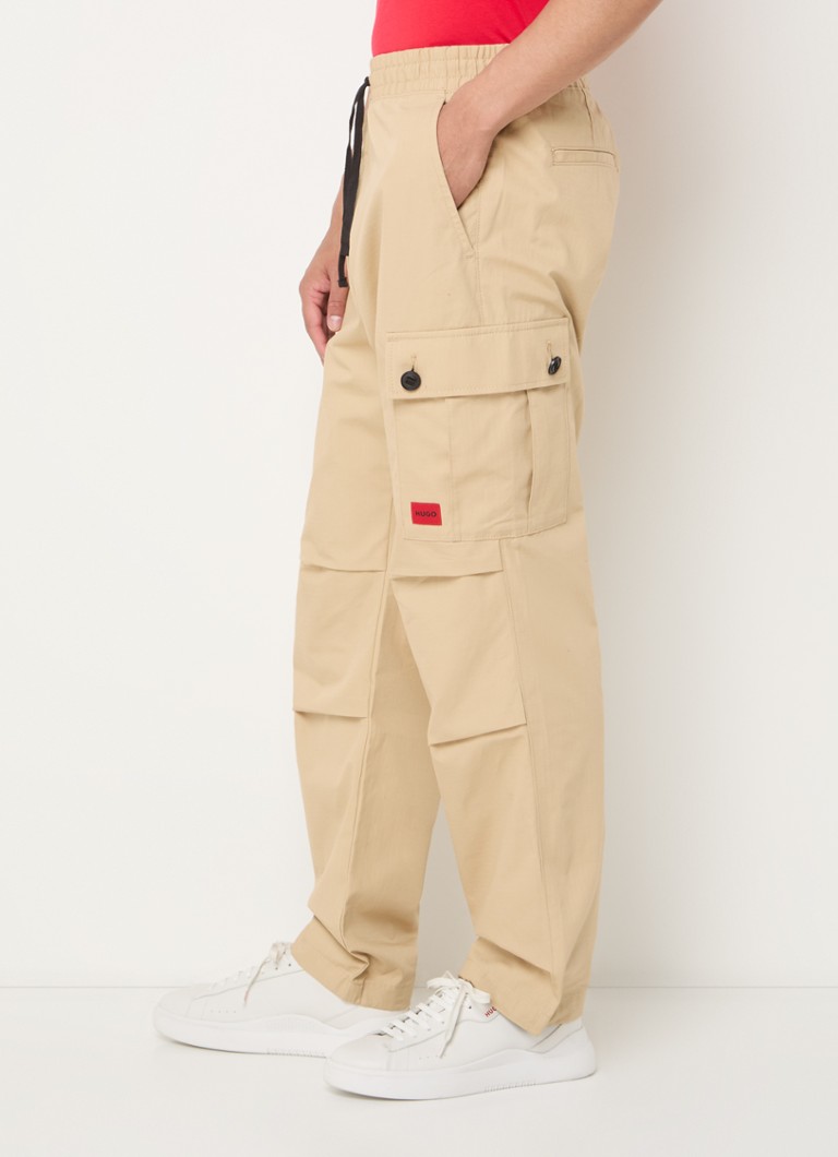 Pantaloni cargo HUGO BOSS Garlo233 Slim Fit cu logo