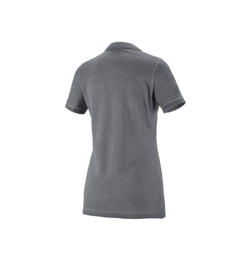 e.s. Polo-Shirt vintage cotton stretch, Damen