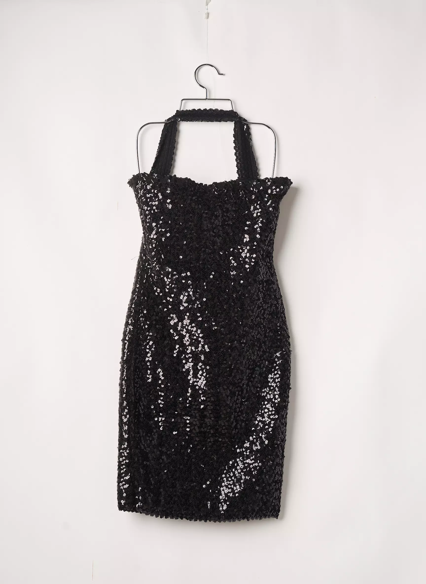 Sans Marque Robes Mi Longues Femme couleur noir