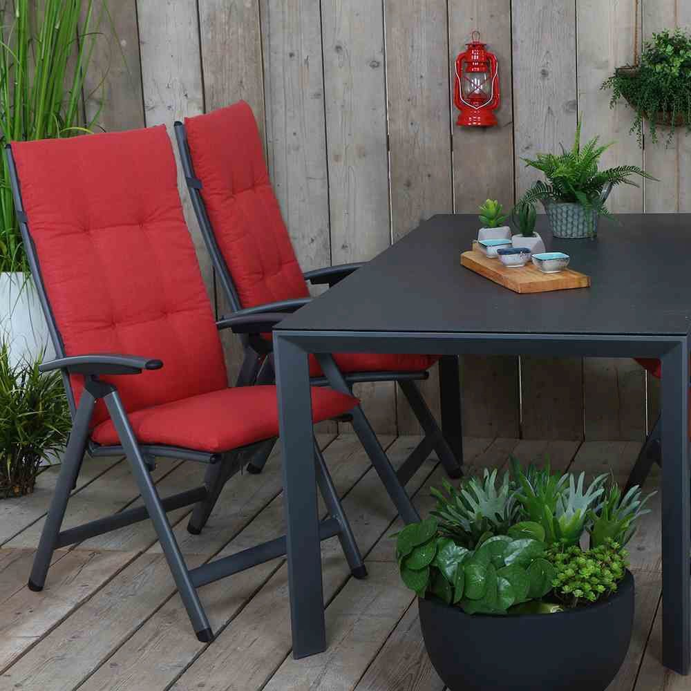 Siena Garden Gartenmöbel-Schutzhülle Siena Garden Mirach Sesselauflage Baumwolle 120x48 cm (1)