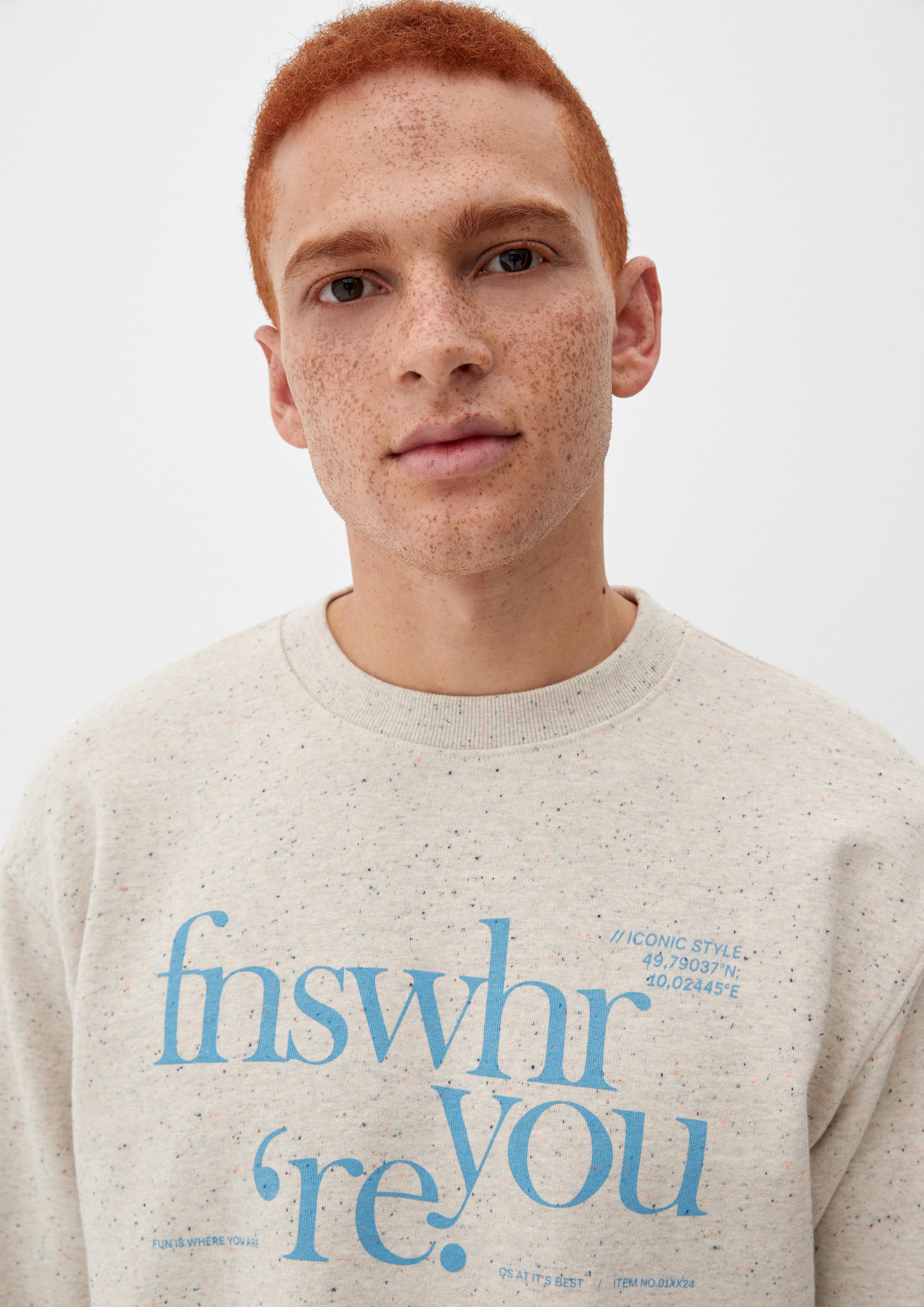 Sweatshirt mit Frontprint  2127555-80W0