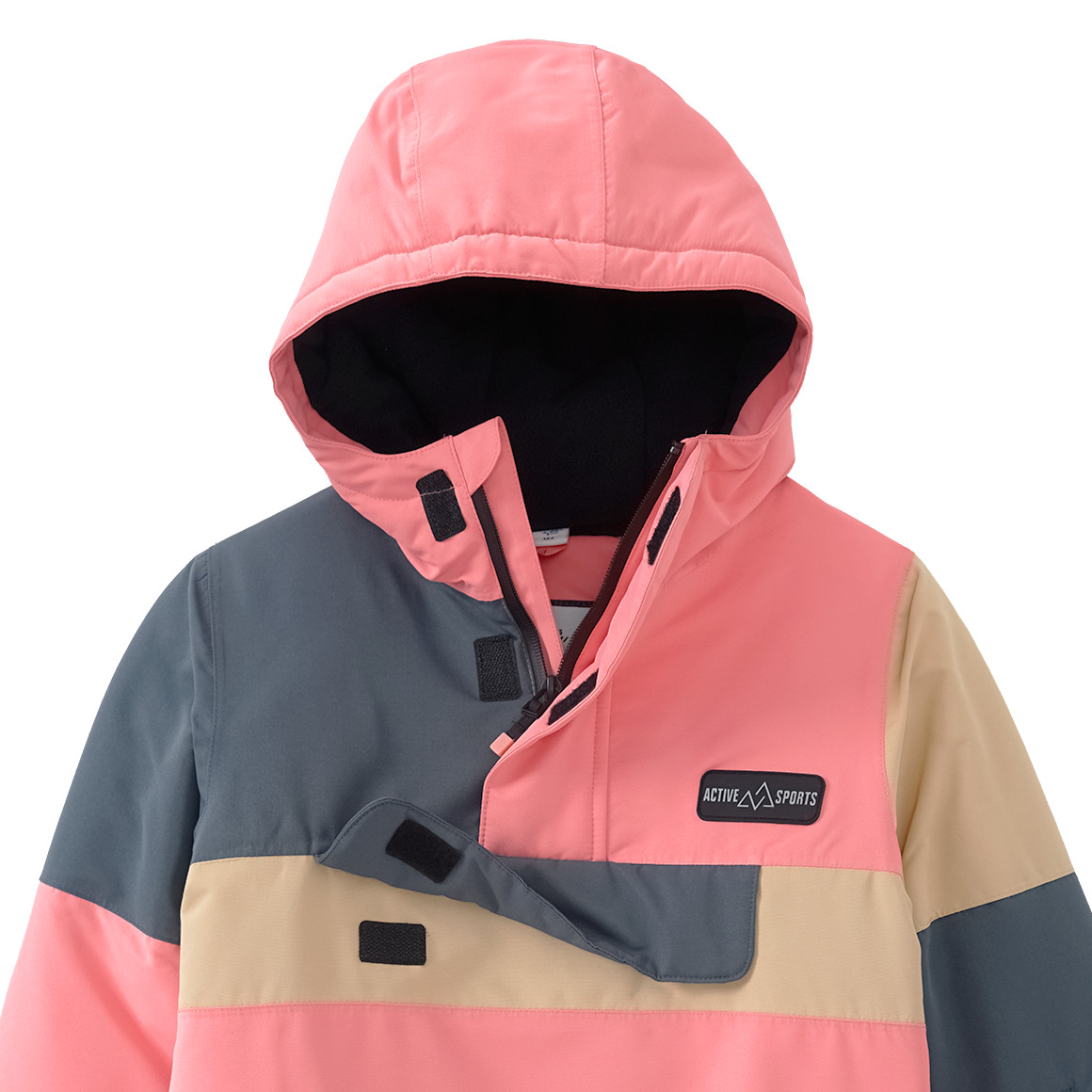 Kinder Schneejacke mit Farbteilern