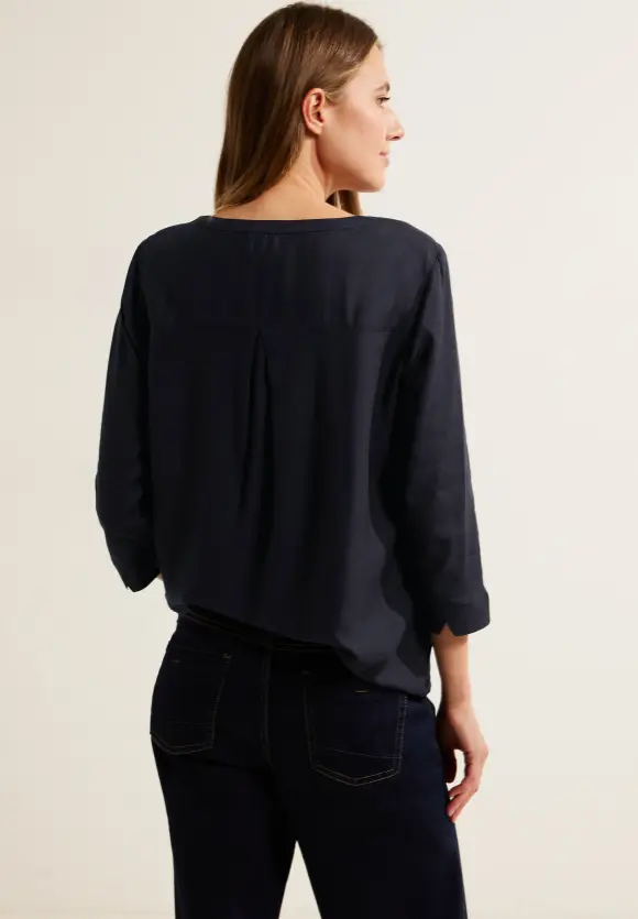CECIL Viskose Bluse in Unifarbe
