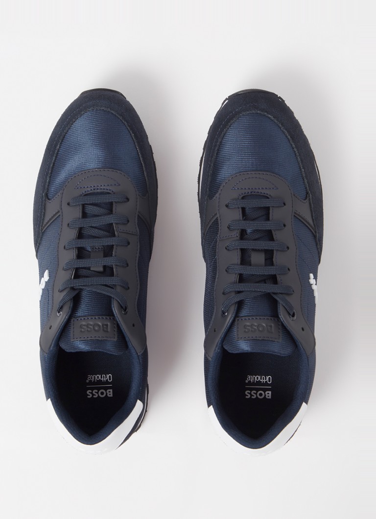 HUGO BOSS Parkour sportbačiai su zomšos detalėmis