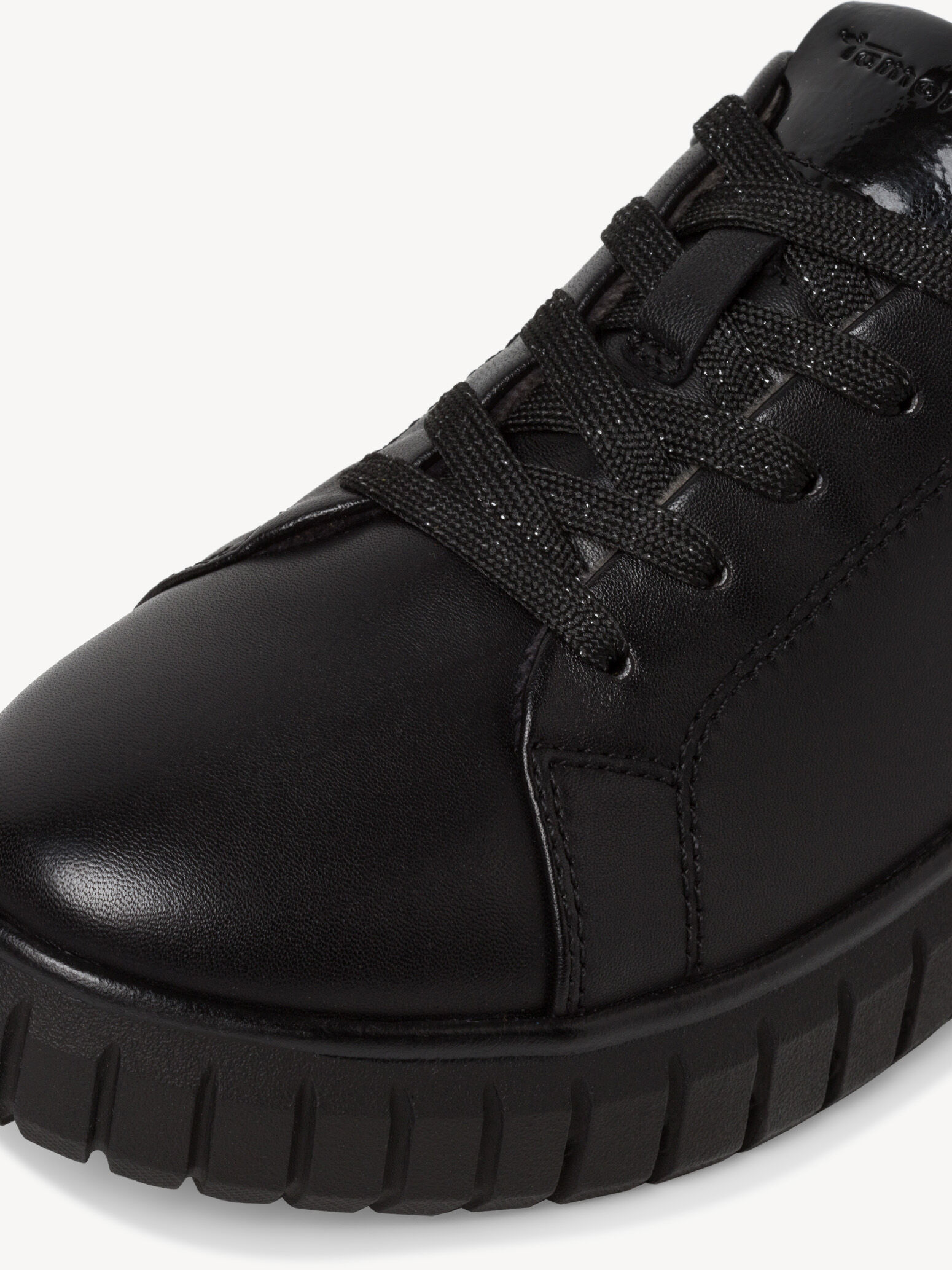 Basket en cuir - noir