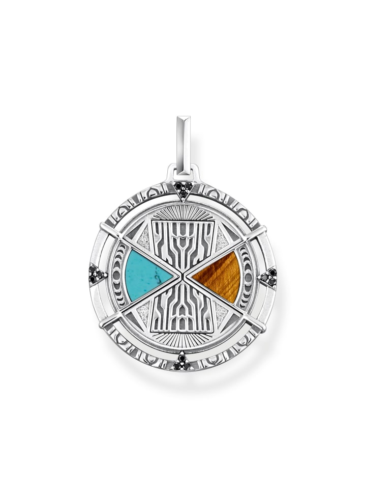 Thomas Sabo Anhänger in silberfarben, braun, türkis, schwarz günstig kaufen onesize