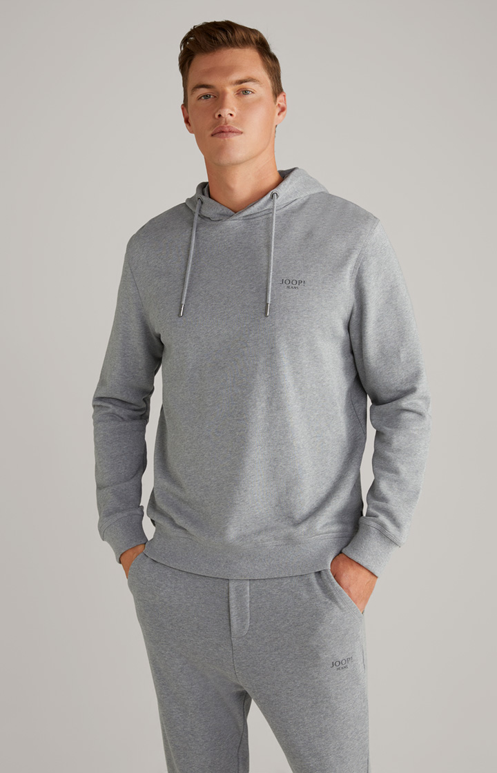 Hoodie Samuel in Grau meliert