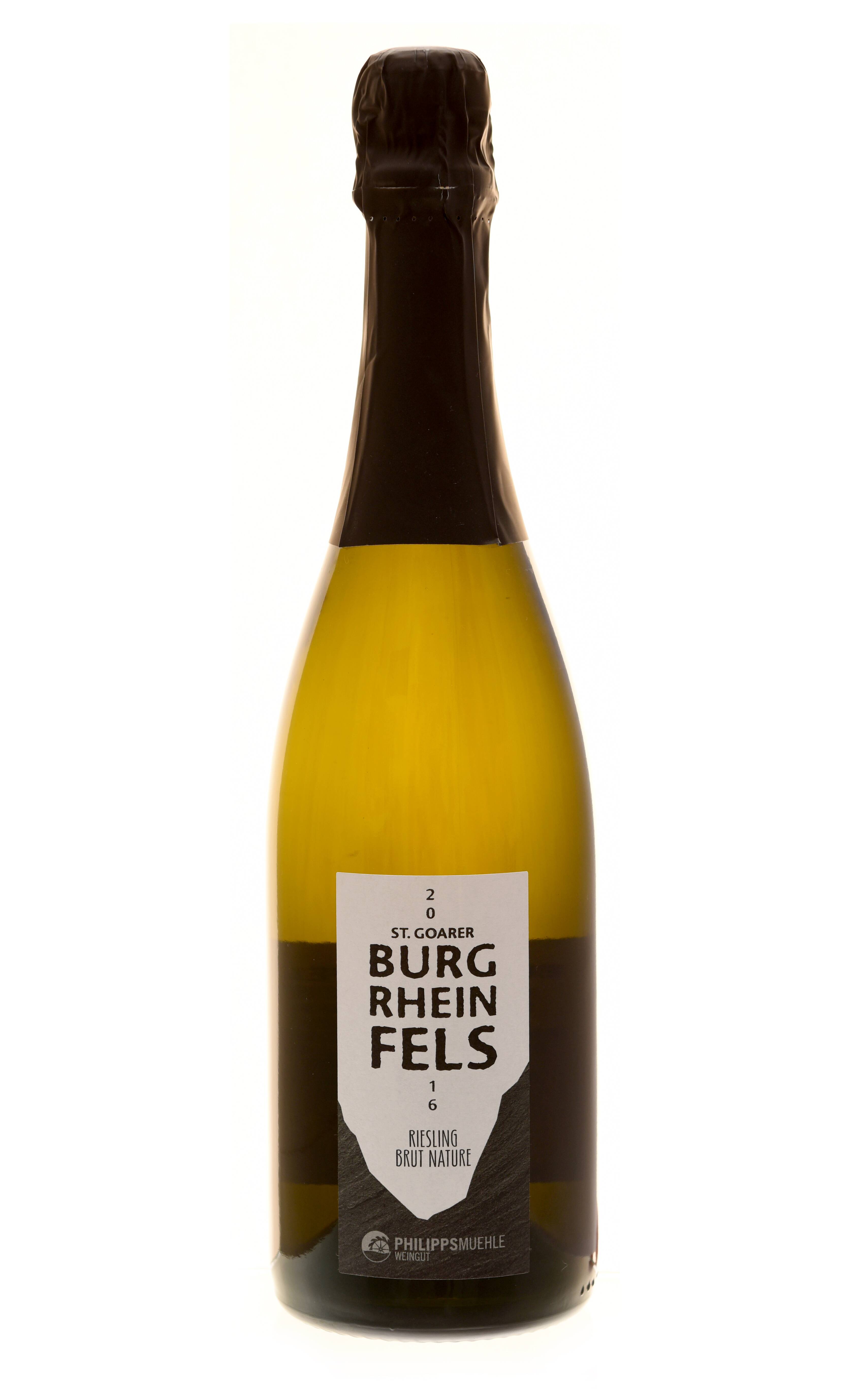 Weingut Philipps-Mühle St. Goarer Burg Rheinfels Riesling Sekt brut nature 2016
