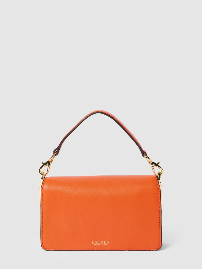 Umhängetasche aus Leder Modell 'TAYLER' in orange
