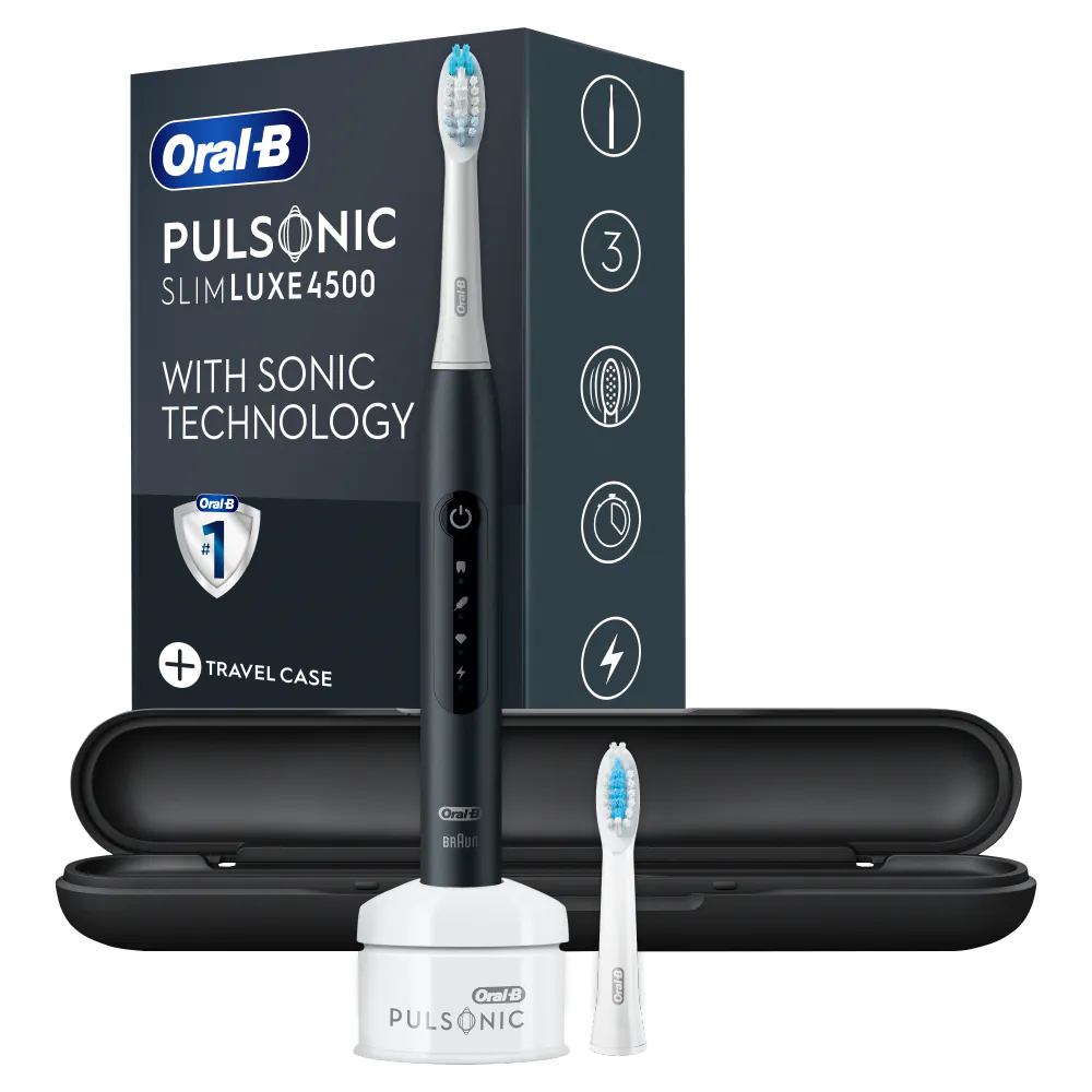 Oral-B Pulsonic Slim Luxe 4500 elektrisk tandbørste sort