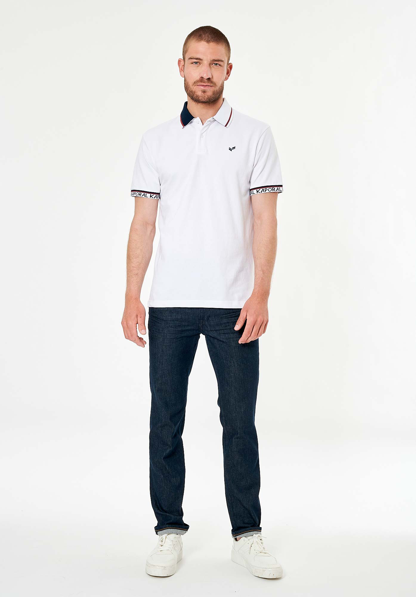 TETRO  Polo blanc homme