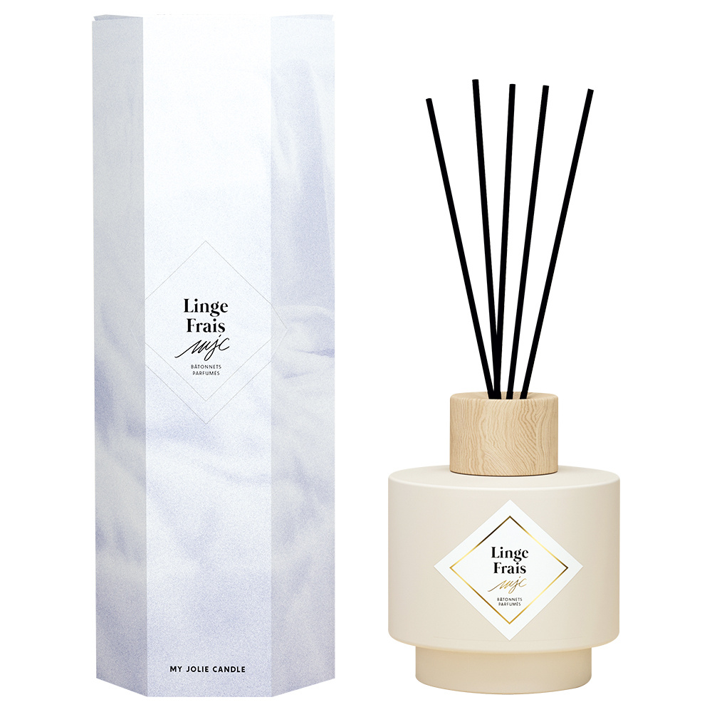 my jolie candle Bouquet parfumé linge frais Diffuseur parfum