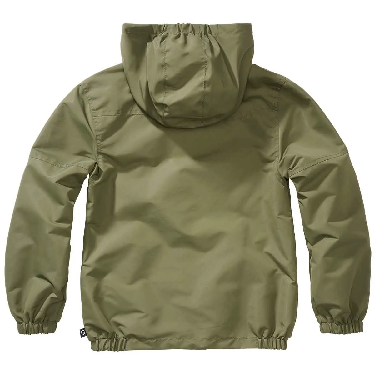 Kinder Sommer Windbreaker Frontzip oliv
