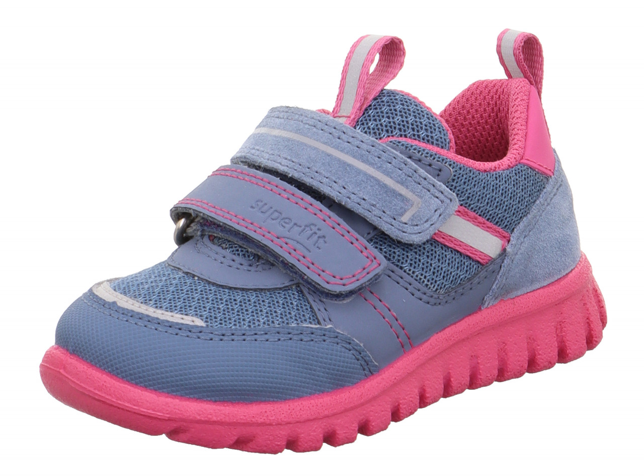 SPORT7 MINI - Blau/PinkSneaker low mit Klettverschluss