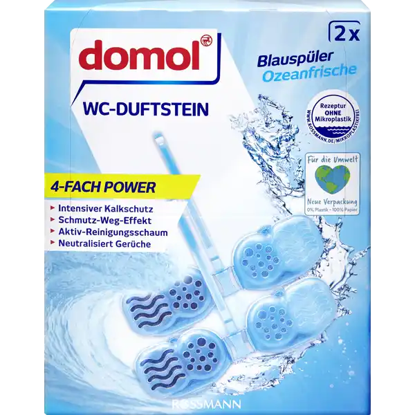 WC-Duftstein Blauspüler Ozeanfrische